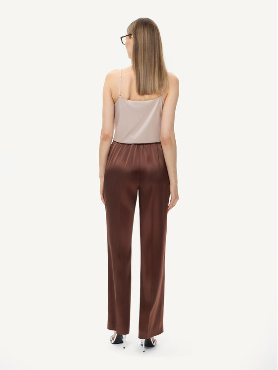 KMX Studio KMX Studio Spodnie materiałowe 809960005 Brązowy Straight Fit