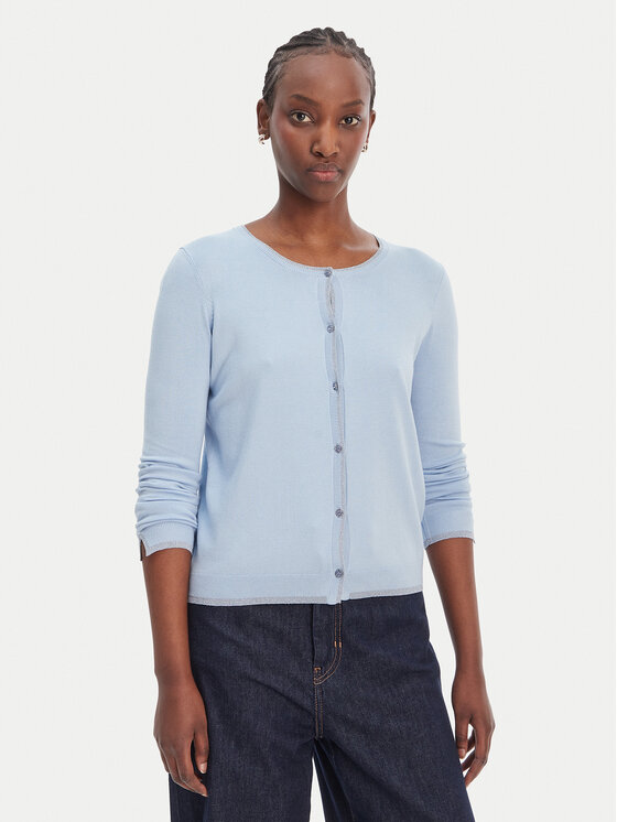 Liu Jo Liu Jo Kardigāns WA6280 MS49I Zils Regular Fit