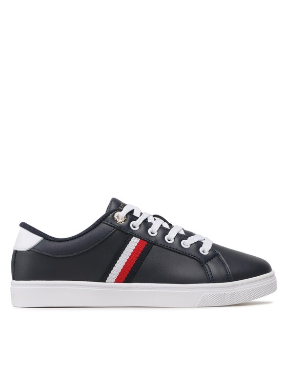 Tommy Hilfiger Superge Essential Webbing Cupsole FW0FW07378 Mornarsko Modra