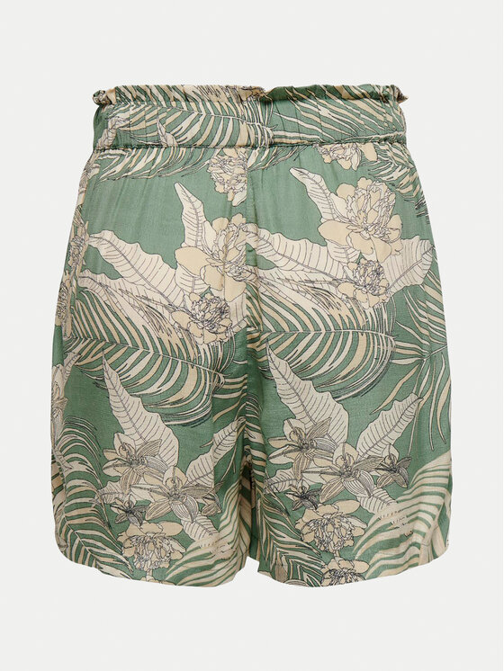 ONLY ONLY Шорти з тканини Palina 15324504 Зелений Regular Fit