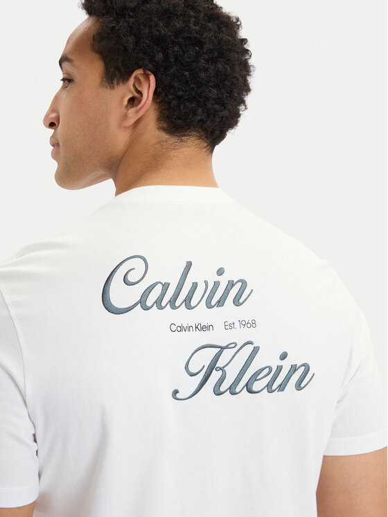 Calvin Klein Jeans Calvin Klein Jeans Тишърт SS 30s EU LV04RG804G Бял Regular Fit
