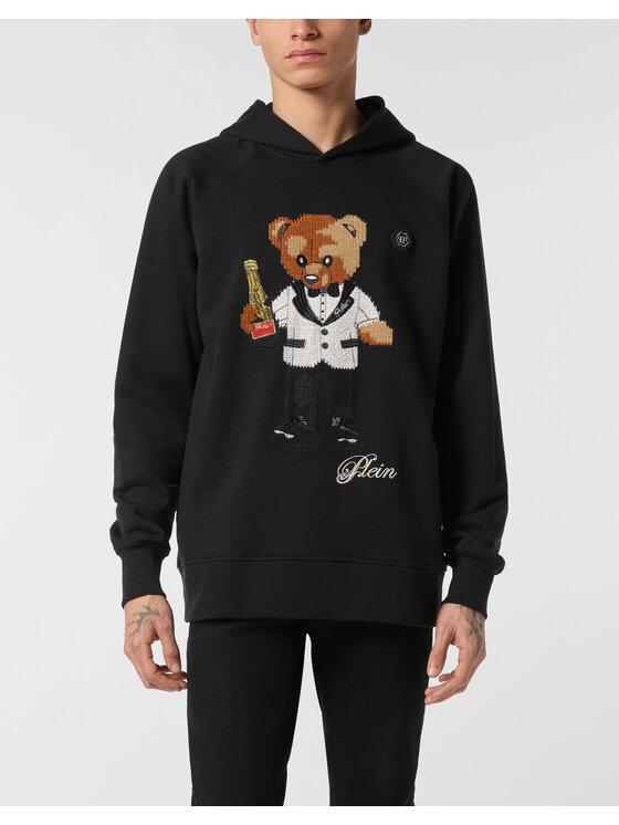 PHILIPP PLEIN PHILIPP PLEIN Bluza 26927 Czarny Regular Fit