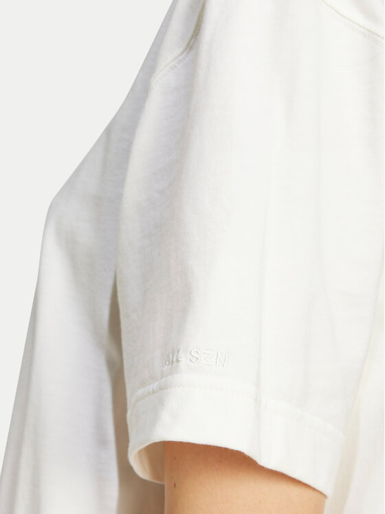 adidas adidas T-Shirt ALL SZN IY6784 Bílá Loose Fit