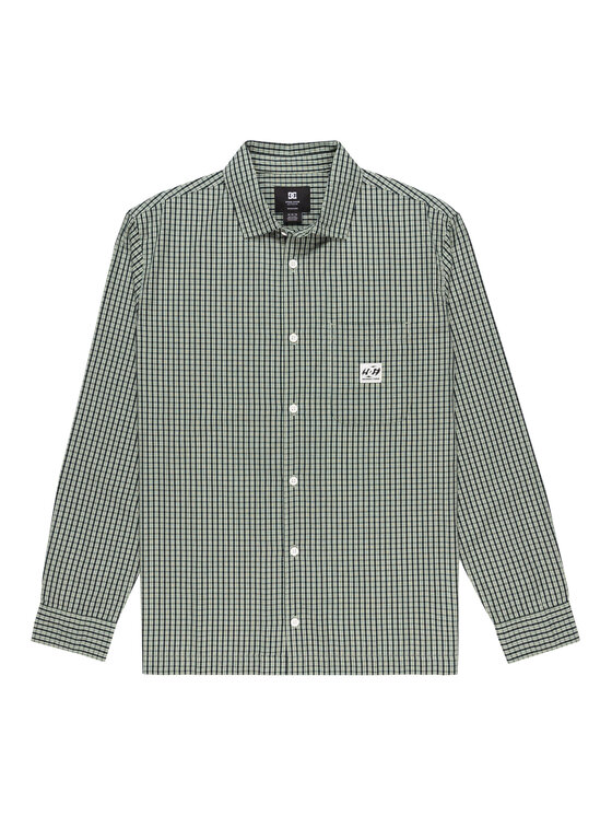 DC Shoes DC Shoes Koszula Game OnEDYWT03263 Zielony Regular Fit
