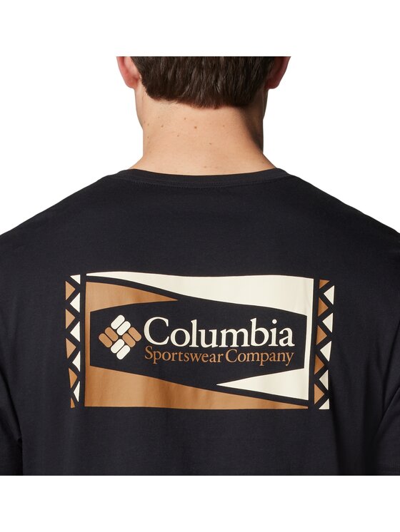 Columbia Columbia T-Shirt 183404 Czarny Regular Fit