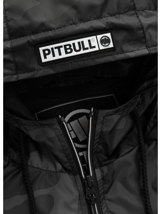 PITBULL PITBULL Kurtka przejściowa Athletic Logo Czarny Regular Fit