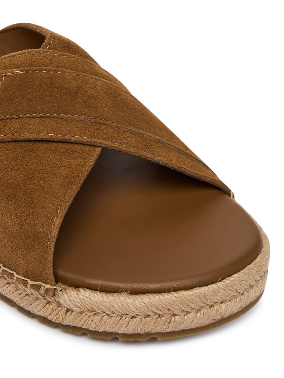Tommy Hilfiger Tommy Hilfiger Espadrilles Buckle Flexible Sandals FM0FM05772 Barna