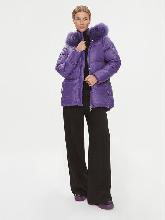 Fracomina Fracomina Zimska jakna FJ23WC3001O42301 Vijolična Regular Fit