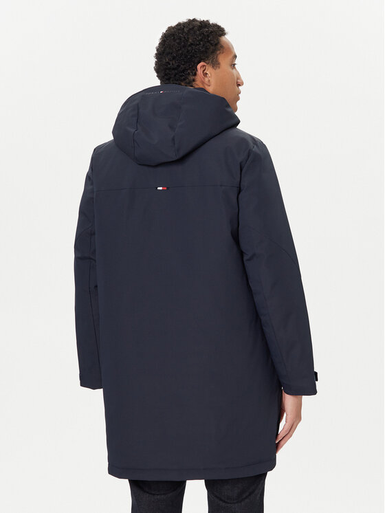 Tommy Hilfiger Tommy Hilfiger Демісезонний плащ MW0MW41362 Cиній Regular Fit