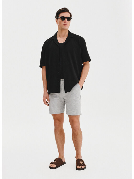 Pako Lorente Pako Lorente Koszula P25SF-1K-008 Czarny Classic Fit
