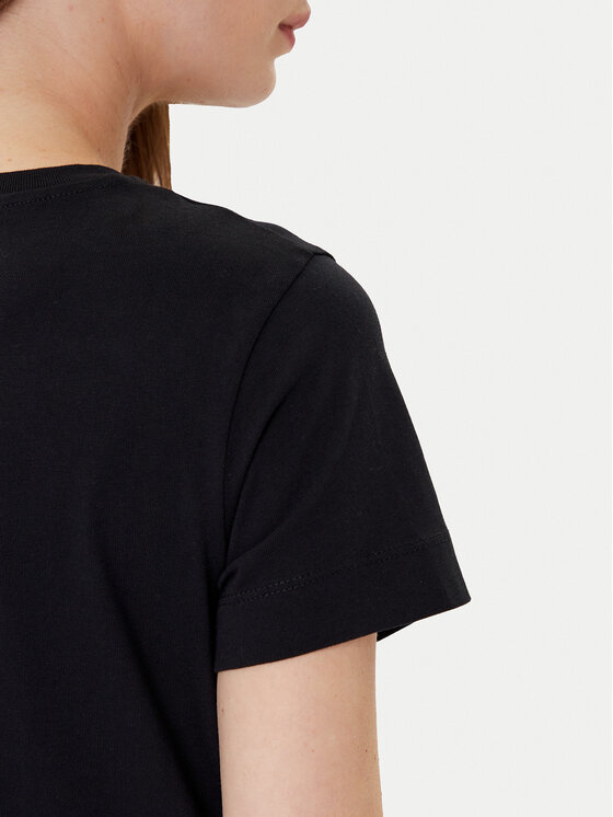 PINKO PINKO T-Shirt Bussolotto 100355 A2RD Czarny Regular Fit