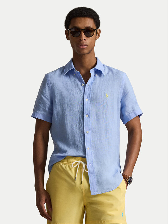 Polo Ralph Lauren Polo Ralph Lauren Cămașă 710968912501 Albastru Regular Fit