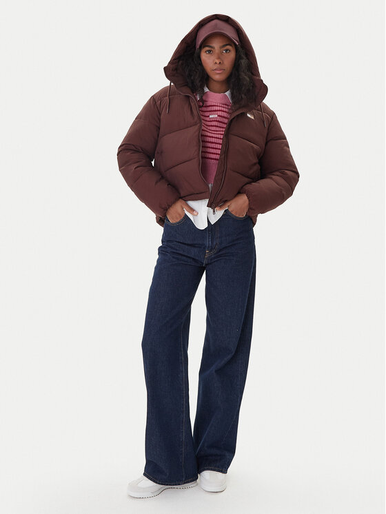 Tommy Jeans Tommy Jeans Zimné bundy DW0DW21625 Hnedá Regular Fit