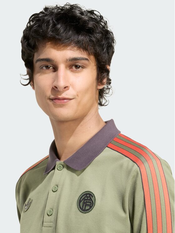 adidas adidas Polo 156415 Zielony Regular Fit
