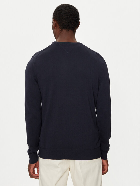 Tommy Hilfiger Tommy Hilfiger Pulover MW0MW14748 Bleumarin Regular Fit