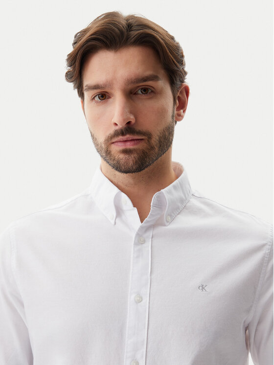Calvin Klein Jeans Calvin Klein Jeans Cămașă Classic LV040EM125 Alb Regular Fit