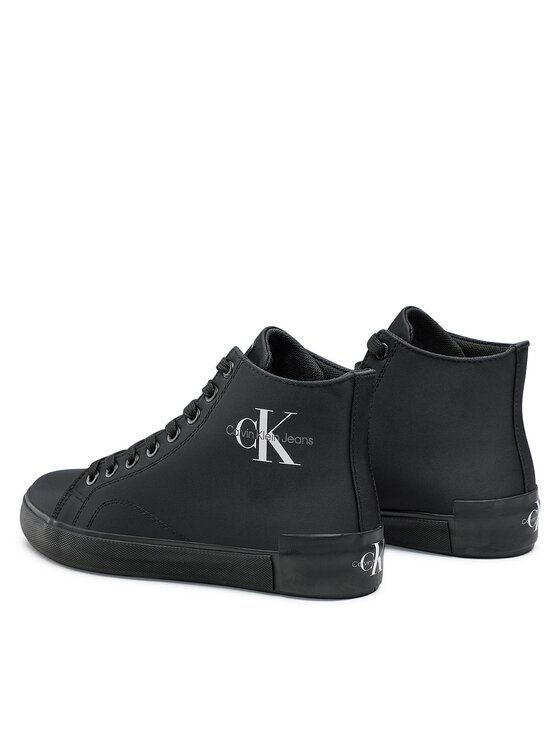 Calvin Klein Jeans Calvin Klein Jeans Сникърси Ess Vulcanized Laceup Mid Ny YW0YW00757 Черен