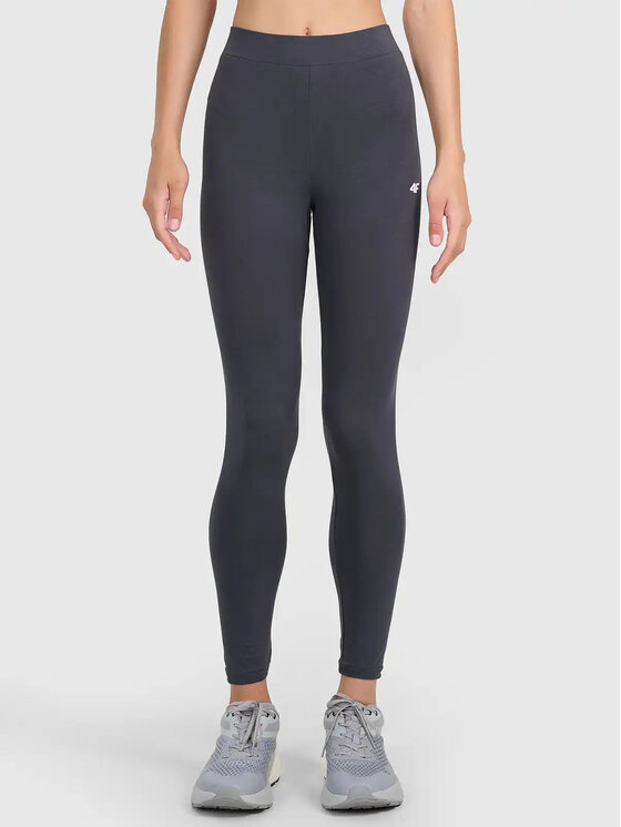 4F 4F Legginsy TTIGF296-22 Szary Active Fit