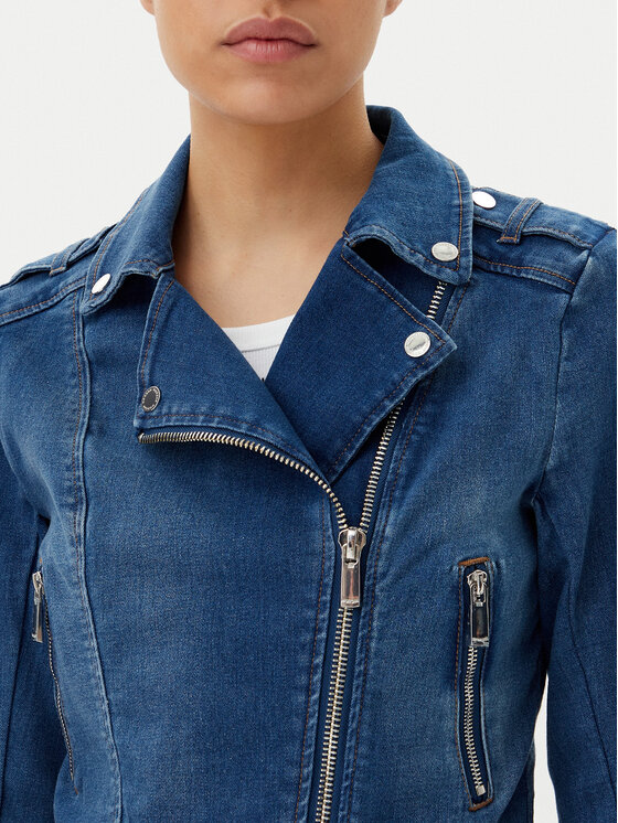 Morgan Morgan Jeansová bunda 241-VAMMY Modrá Regular Fit