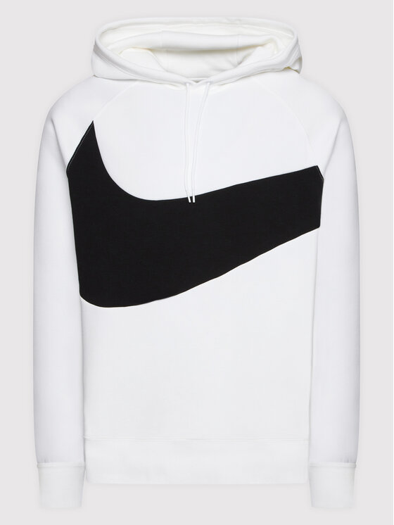 Nike Bluza Sportswear Swoosh Tech Fleece DD8222 Biały Regular Fit |  Modivo.pl