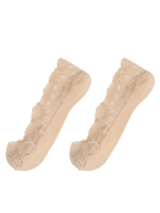 Jenny Fairy Jenny Fairy Naiste sneaker-sokkide komplekt (3 paari) 4WB-002-AW23 (3-pack) Beež