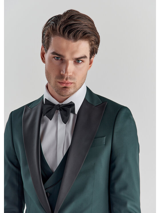 Pako Lorente Pako Lorente Kamizelka P22SF-8S-005 Zielony Slim Fit