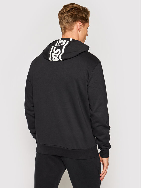 Starter Starter Bluză SMG-001-BD Negru Regular Fit