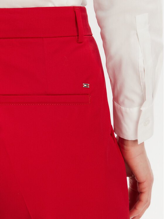 Tommy Hilfiger Tommy Hilfiger Chinos WW0WW40504 Piros Straight Fit