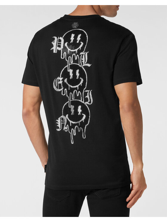 PHILIPP PLEIN PHILIPP PLEIN T-Shirt 15125 Czarny Regular Fit