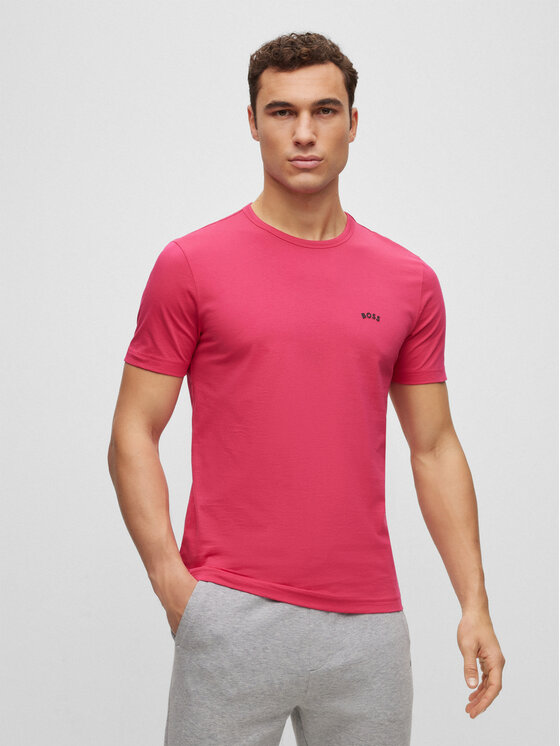Boss T-Shirt 50469062 Rosa Regular Fit | Modivo.de