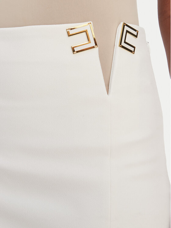 Elisabetta Franchi Elisabetta Franchi Zīmuļveida svārki GO-147-61E2-V320 Balts Regular Fit