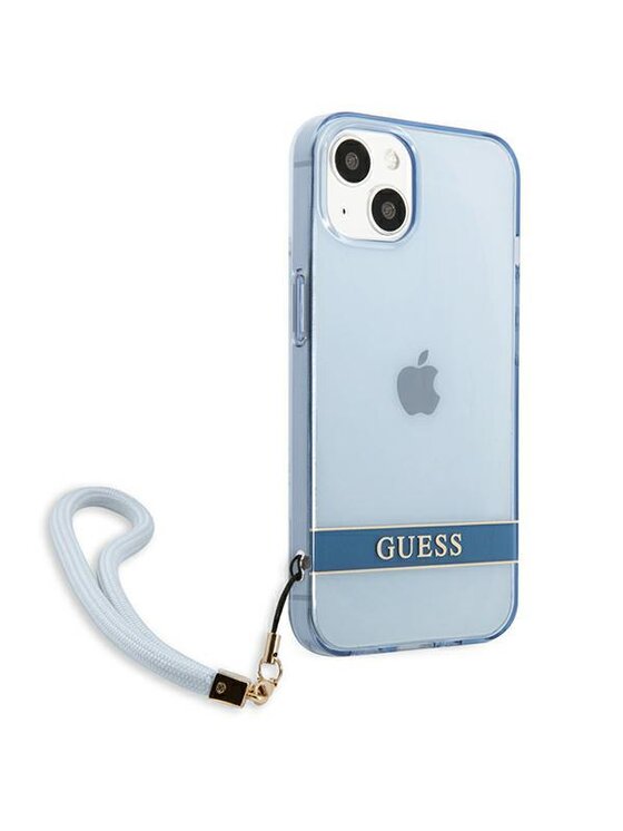 Guess Guess Etui na telefon iPhone 13 Niebieski