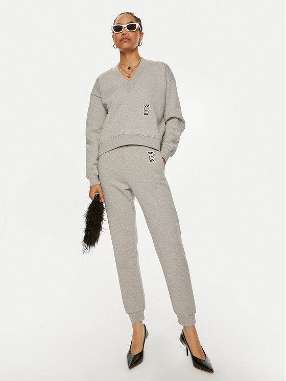 PINKO Pinko Spodnie dresowe Carico 100371 A23C Szary Regular Fit