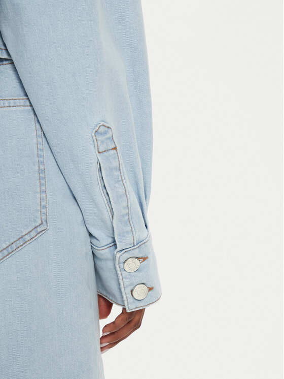 Gestuz Gestuz Jeans srajca Denia 10909238 Modra Regular Fit