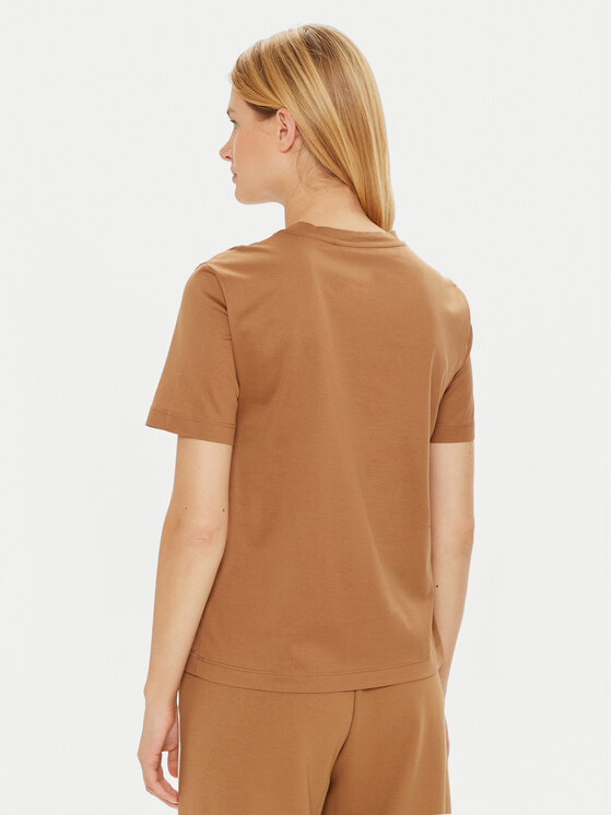 Max Mara Leisure Max Mara Leisure T-Shirt Paggio 2426946038 Brązowy Regular Fit