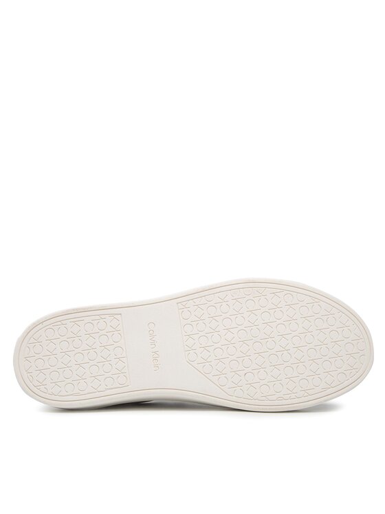 Calvin Klein Calvin Klein Laisvalaikio batai Low Top Lace Up HM0HM00813 Balta
