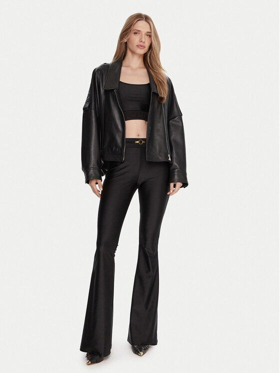 Just Cavalli Just Cavalli Leggings 79PAC1C1 J0108 Fekete Flare Fit
