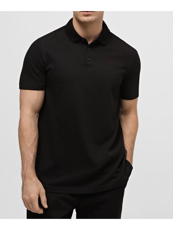 Armani Exchange Armani Exchange Polokošile 6RZFKF ZJDQZ 1200 Černá Regular Fit