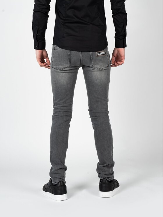 Iceberg Iceberg Τζιν 2SK36004 Γκρι Slim Fit
