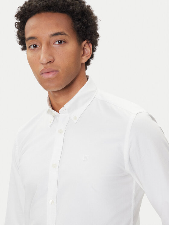 BOSS BOSS Koszula H-Roan 50544951 Biały Slim Fit