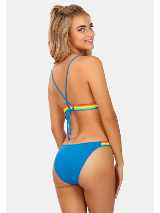 Miss Lou Miss Lou Bikini ML001 Niebieski