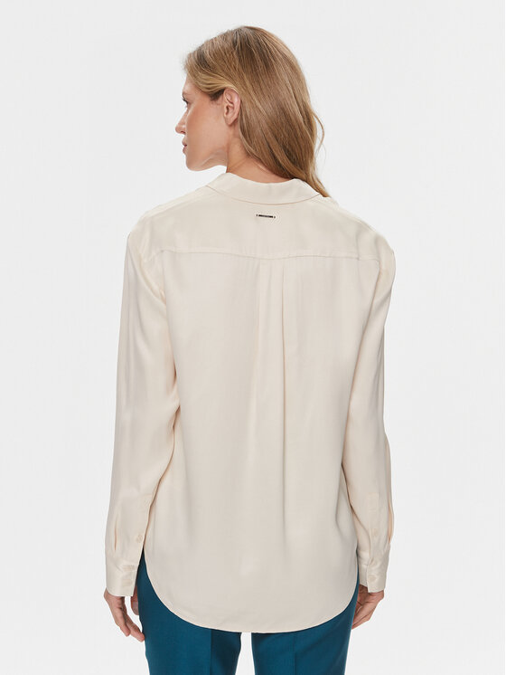 Calvin Klein Calvin Klein Marškiniai K20K206299 Smėlio Relaxed Fit