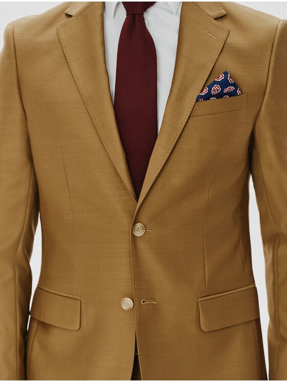 Pako Lorente Pako Lorente Garnitur P24SP-4G-003 Brązowy Super Slim Fit