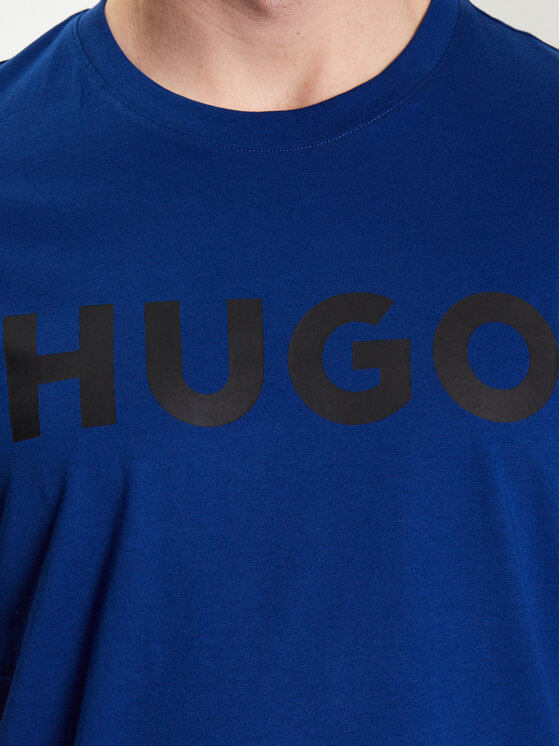 HUGO Hugo T-Shirt 50467556 Modrá Regular Fit