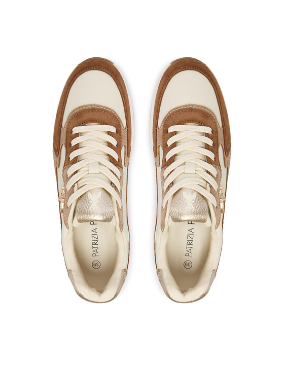 Patrizia Pepe Patrizia Pepe Sneakersy PJ419.22 Kremowy