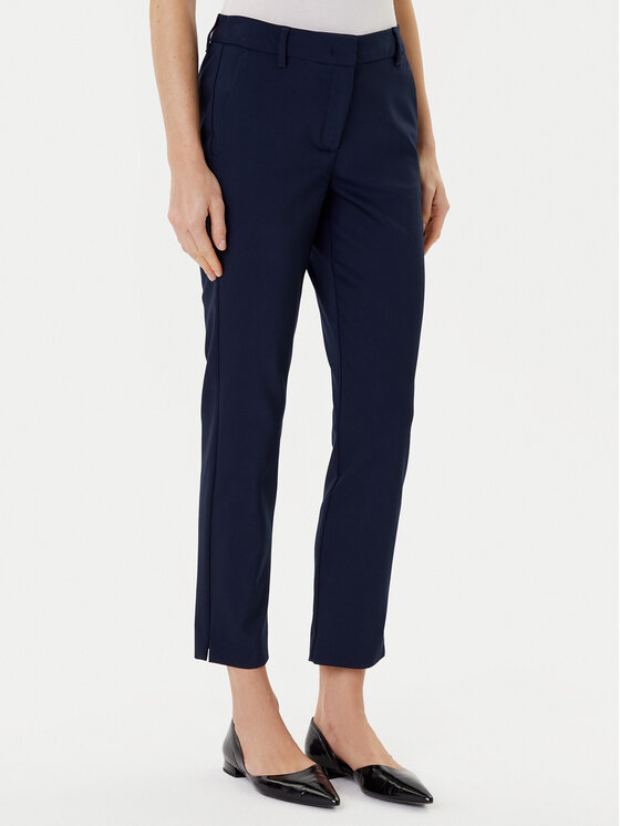 Marella Marella Pantaloni chino Abb 2523136031 Blu scuro Slim Fit