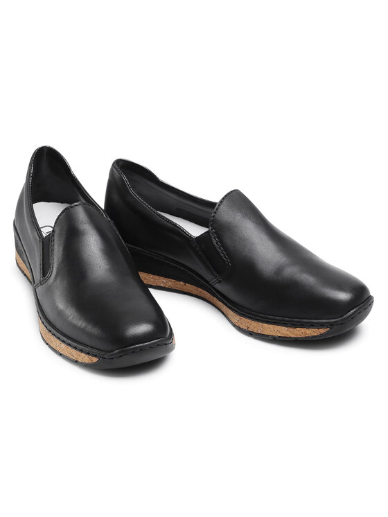 Chaussons Rieker Femme 59766 – Printemps/Été – Noir – Taille 40 – Confort Ultime