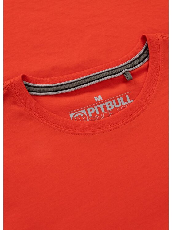 PITBULL PITBULL T-Shirt SMALL LOGO Czerwony Regular Fit