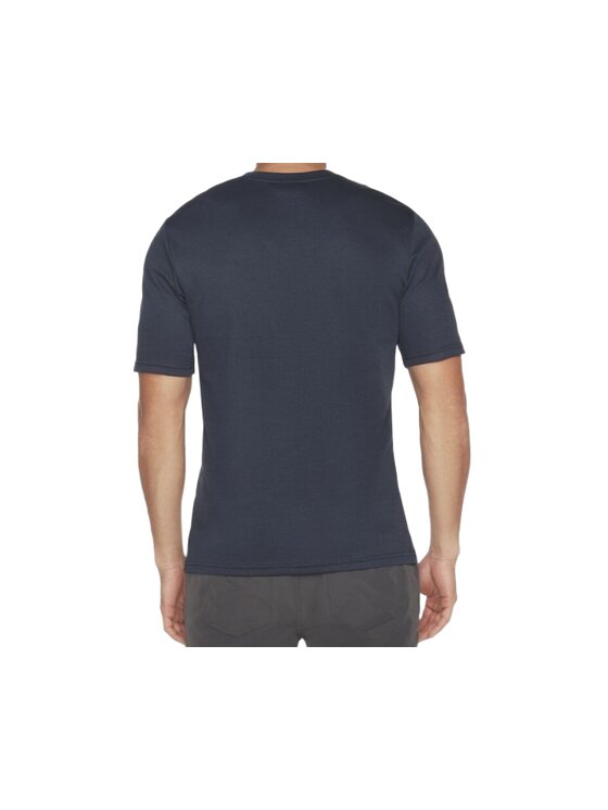Skechers Skechers T-Shirt MTO79-NVY Granatowy Regular Fit