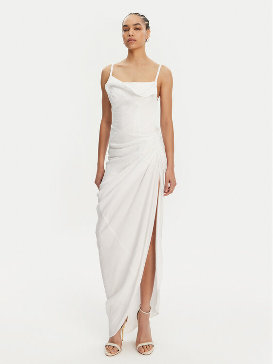 JACQUEMUS JACQUEMUS Večerní šaty 21E243DR001-1020 Bílá Regular Fit